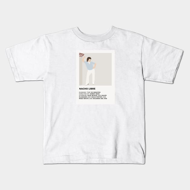Nacho Libre Minimalist Poster Kids T-Shirt by honeydesigns